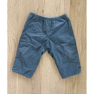 Bonpoint Baby Cotton Pants Corduroy Blue  18M 18 Months Elastic Waist Casual